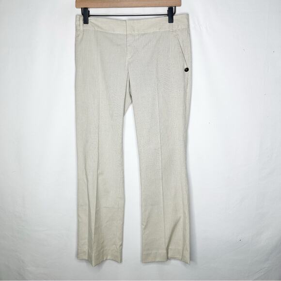 GUCCI 2006 Light Gray Wool & Silk Blend Wide Leg Pants NWT in Size 4 - Picture 2 of 9